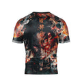 Demon Slayer Tanjiro Flame God Aura Rash Guard
