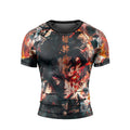 Demon Slayer Tanjiro Flame God Aura Rash Guard