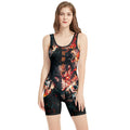 Demon Slayer Tanjiro Flame God Aura Wrestling Singlet