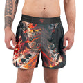 Demon Slayer Tanjiro Flame God Aura Grappling Shorts