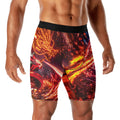 Demon Slayer Tanjiro Sun Halo Dragon Dance Compression Shorts