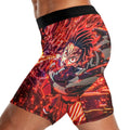 Demon Slayer Tanjiro Sun Halo Dragon Dance Compression Shorts