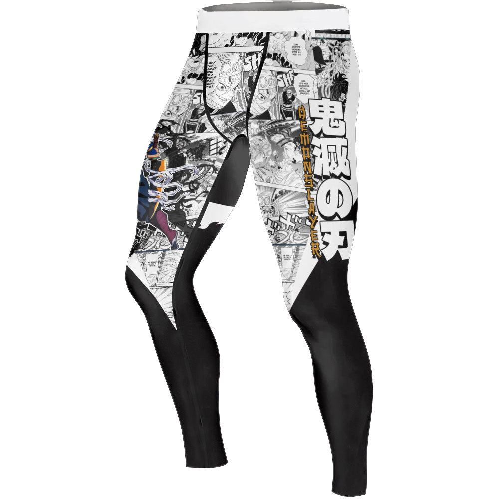 Demon Slayer Uzui Tengen Men's Compression Leggings