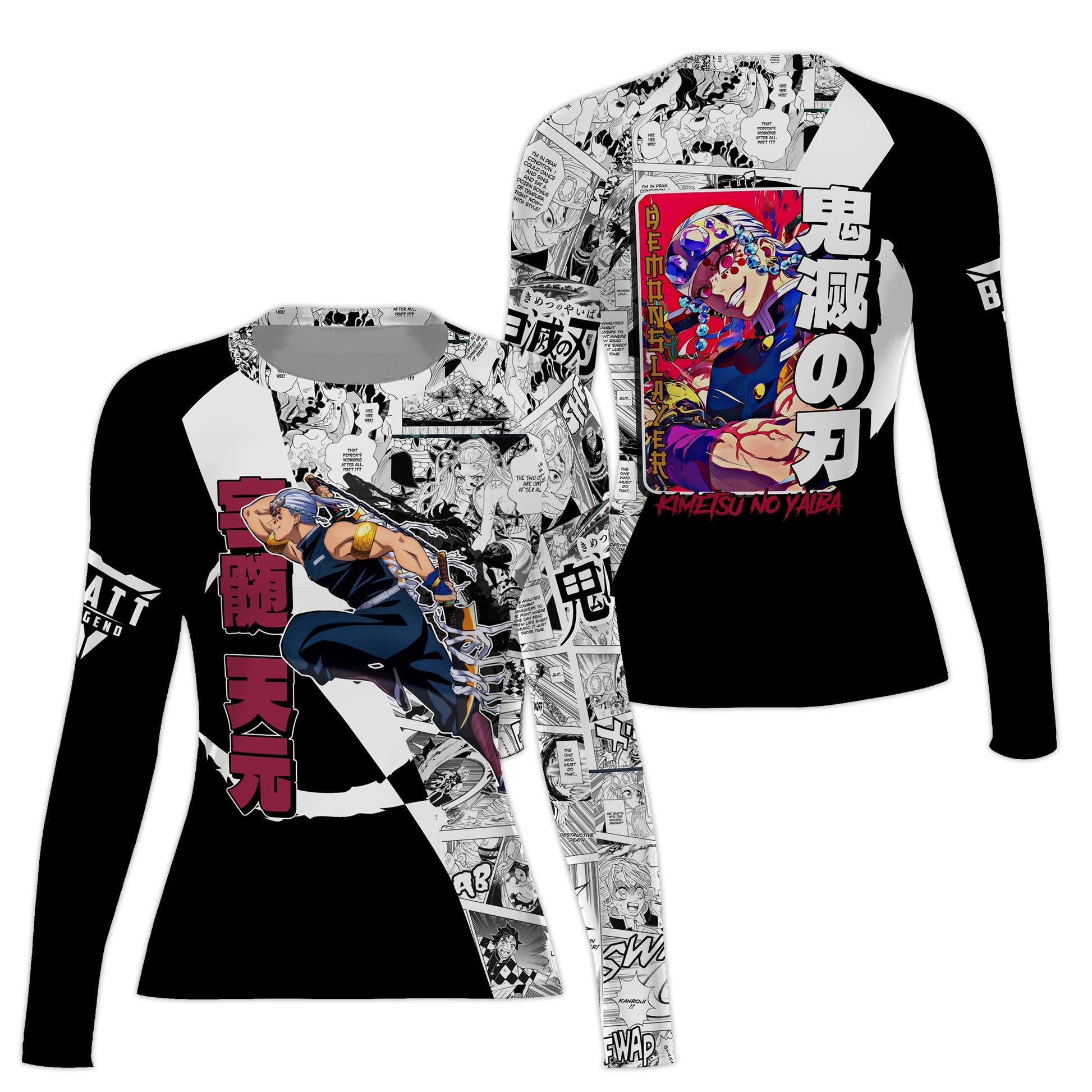Demon Slayer Uzui Tengen Rash Guard