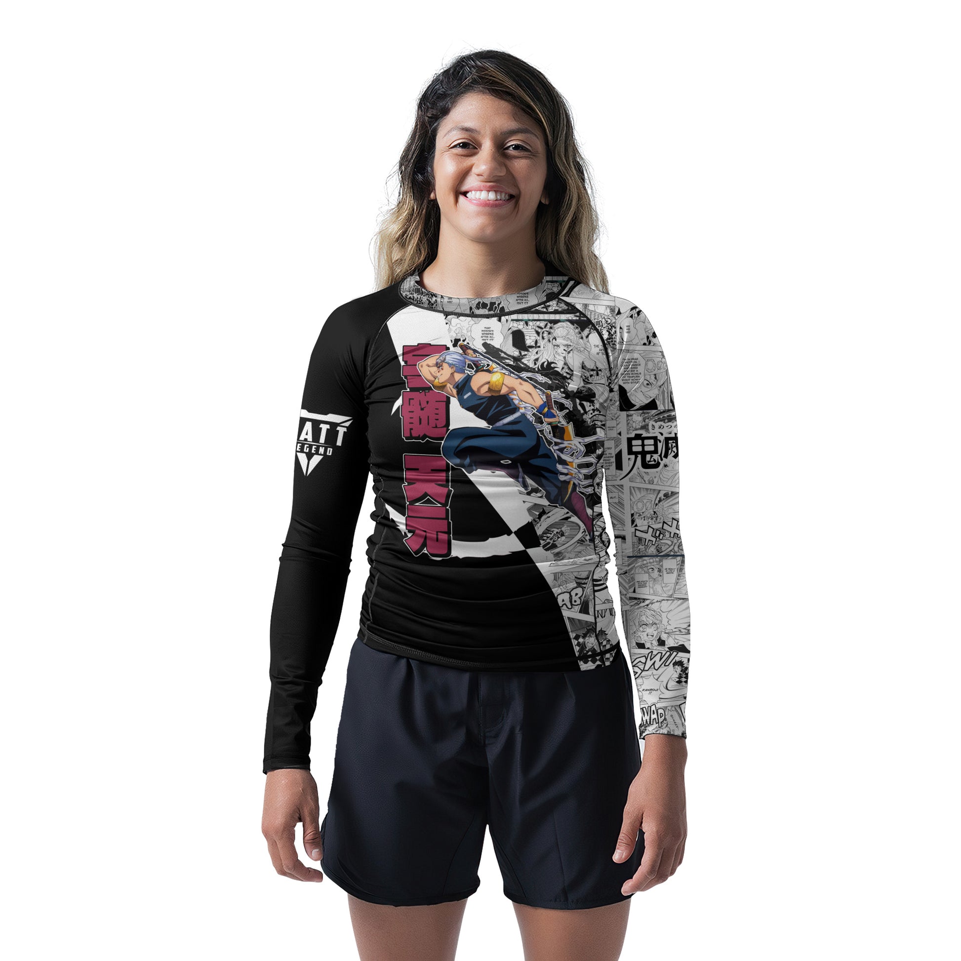 Demon Slayer Uzui Tengen Rash Guard