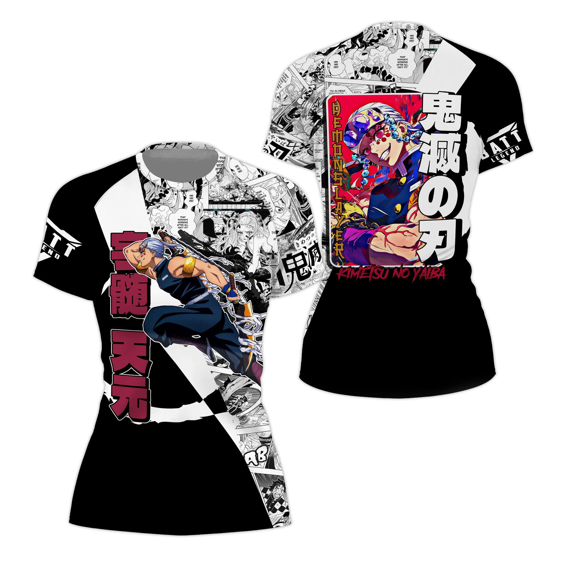 Demon Slayer Uzui Tengen Rash Guard
