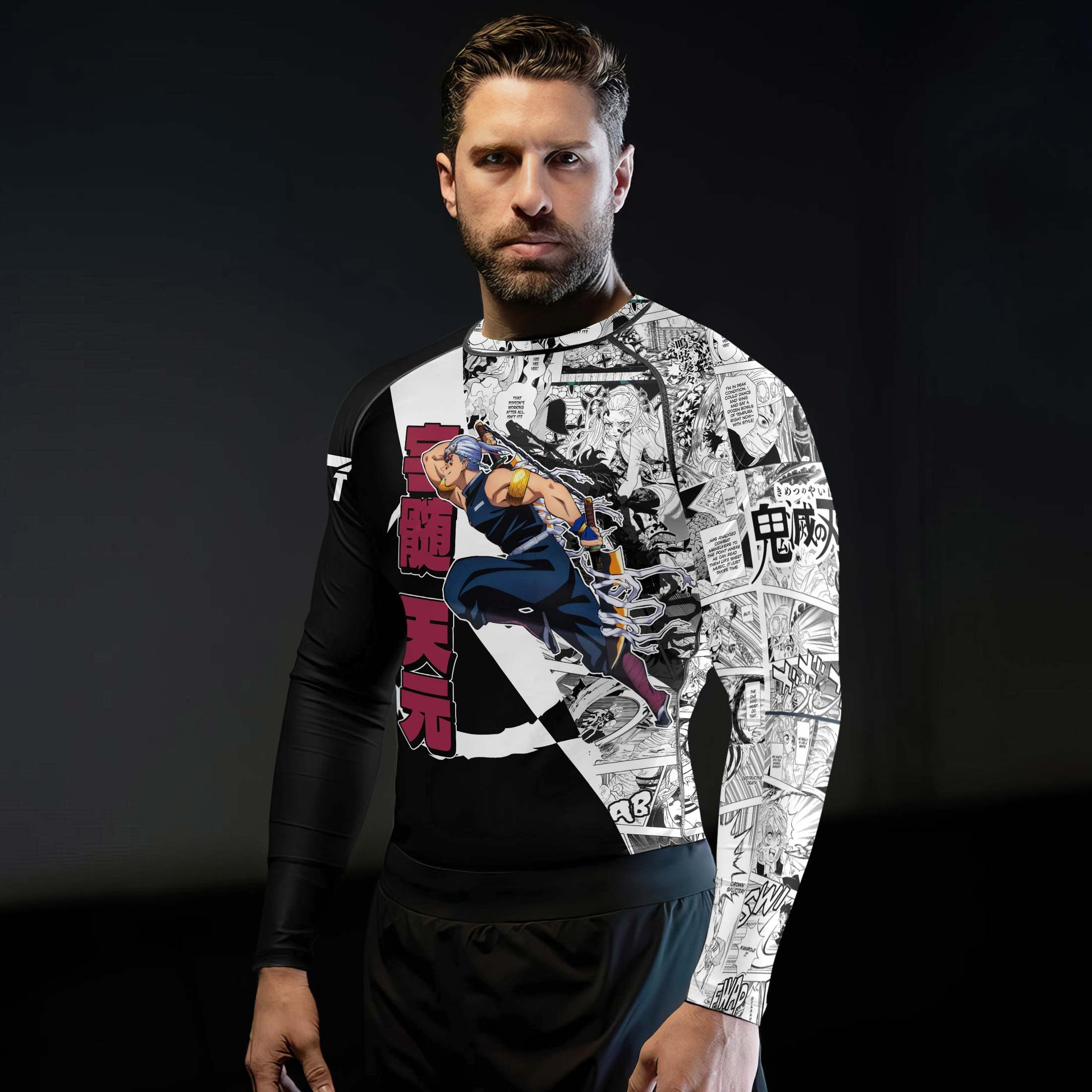 Demon Slayer Uzui Tengen Rash Guard