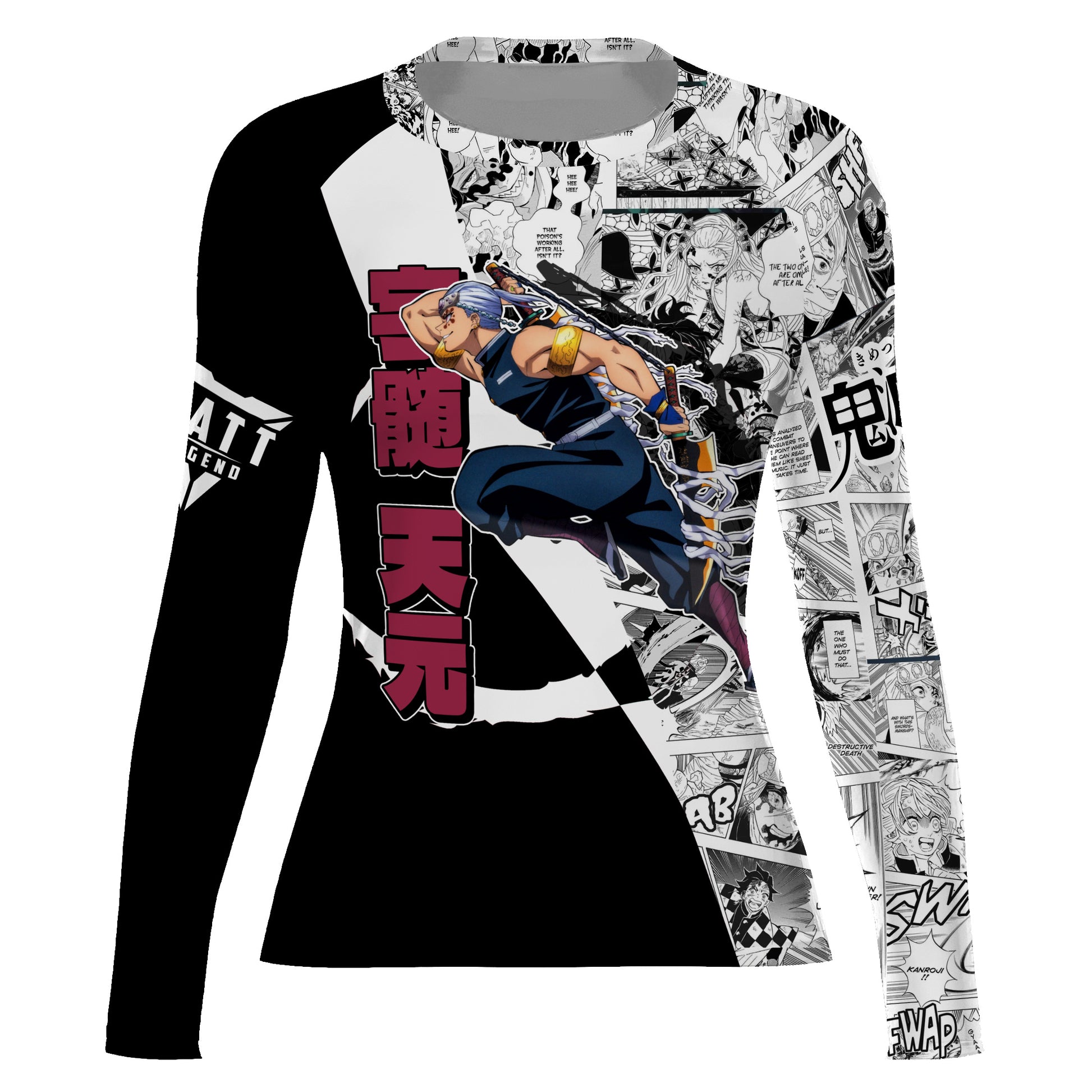 Demon Slayer Uzui Tengen Rash Guard