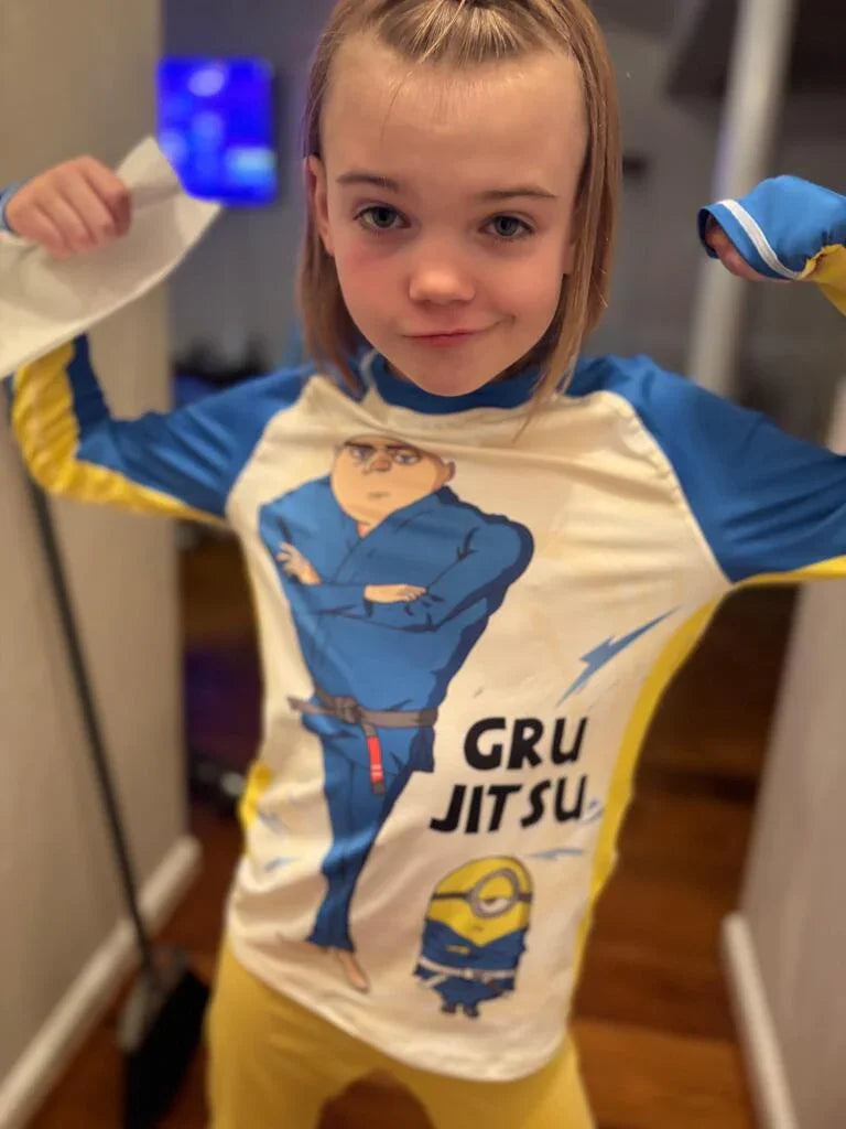 Despicable Me Gru Brazilian Jiu-jitsu Kids Rash Guard