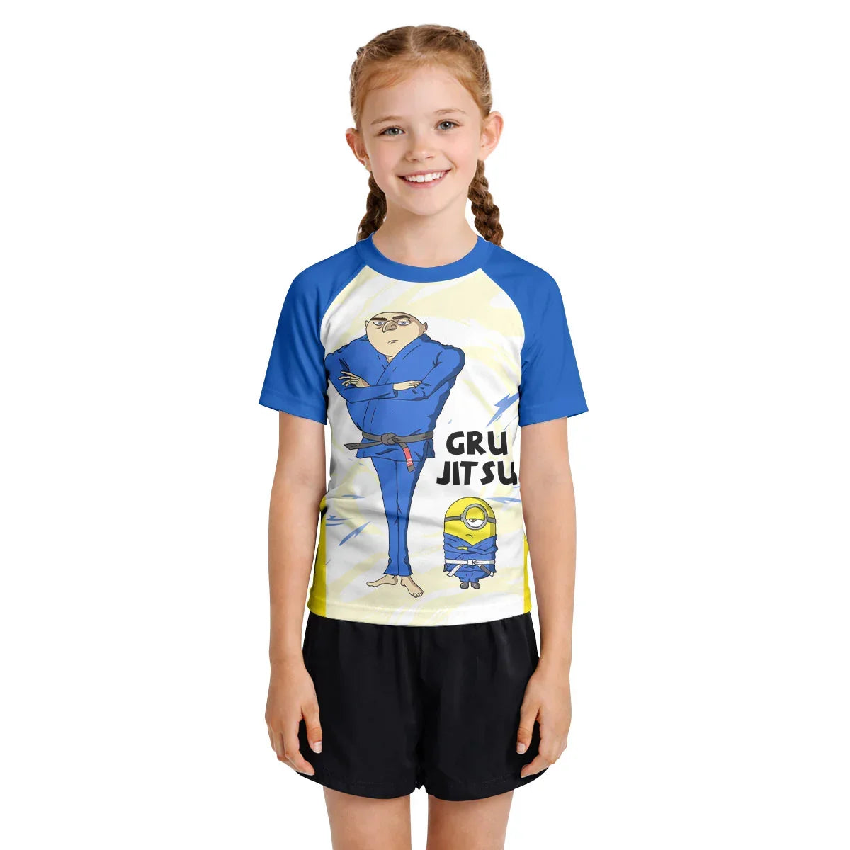Despicable Me Gru Brazilian Jiu-jitsu Kids Rash Guard