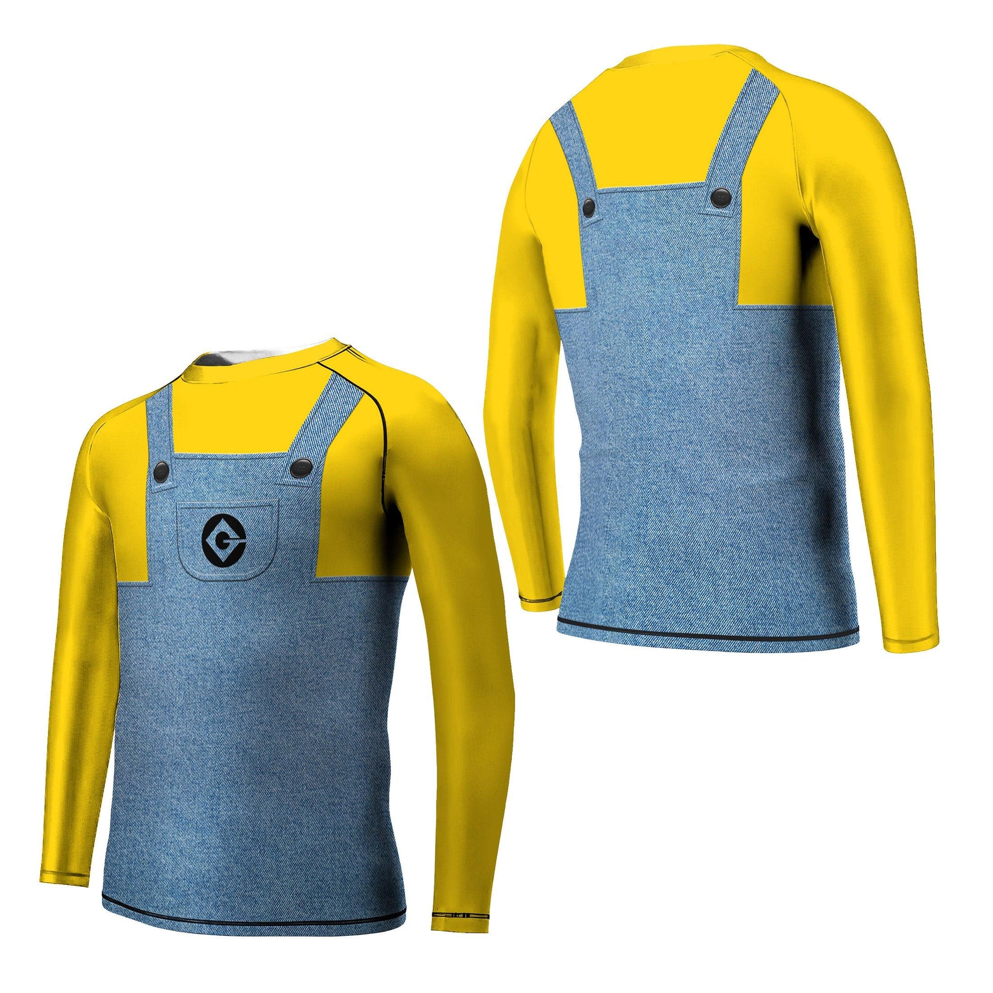 Despicable Me Minion Cosplay Kids Rash Guard