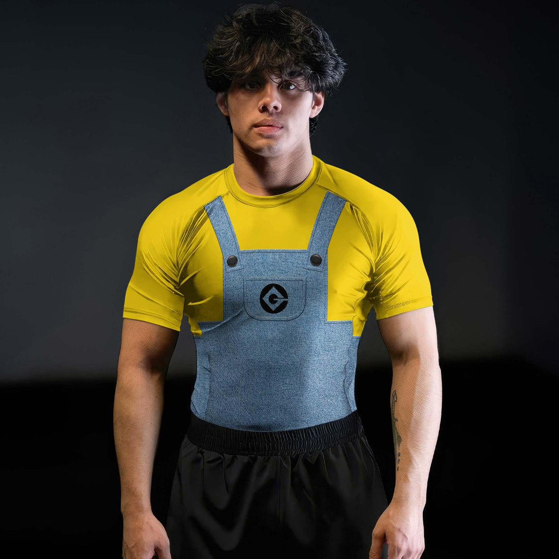 Despicable Me Minion Cosplay Rash Guard