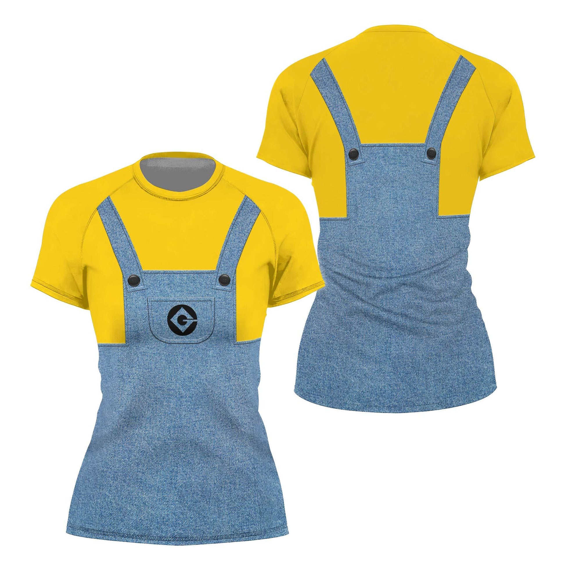 Despicable Me Minion Cosplay Rash Guard