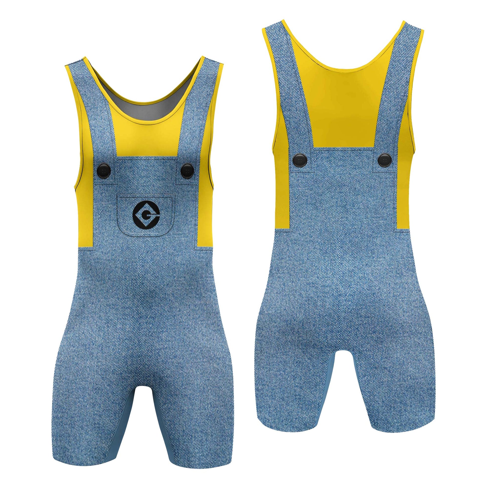 Despicable Me Minion Cosplay Wrestling Singlet