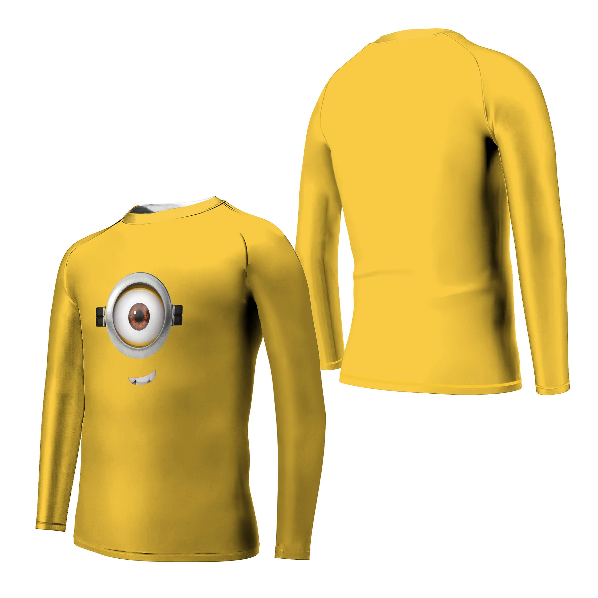 Despicable Me Minion Face Kids Rash Guard