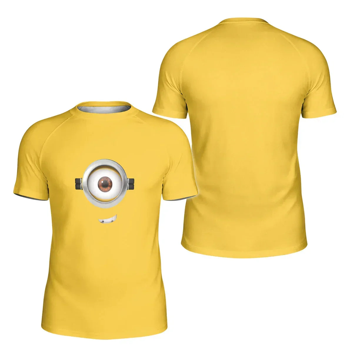 Despicable Me Minion Face Kids Rash Guard