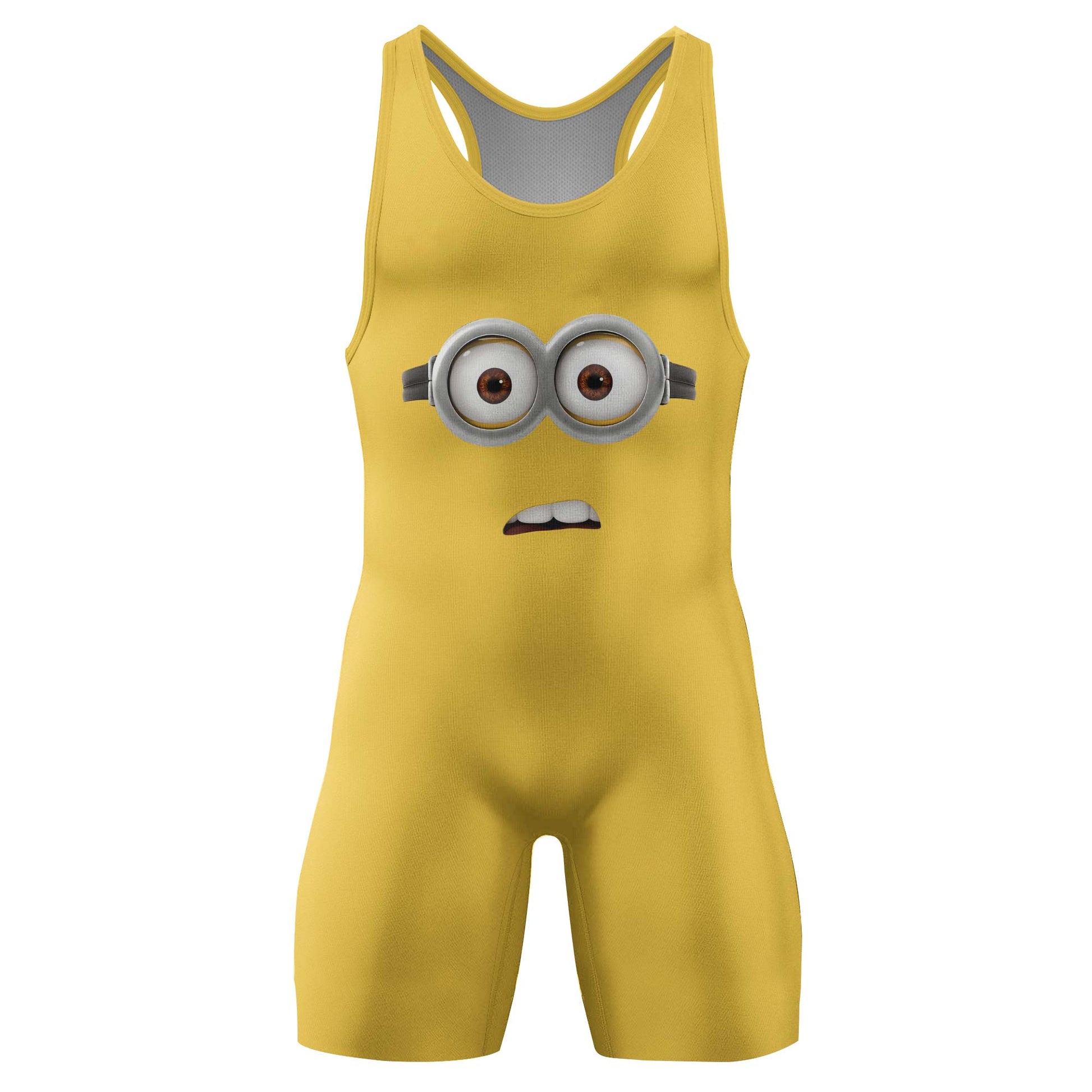 Despicable Me Minion Face Wrestling Singlet