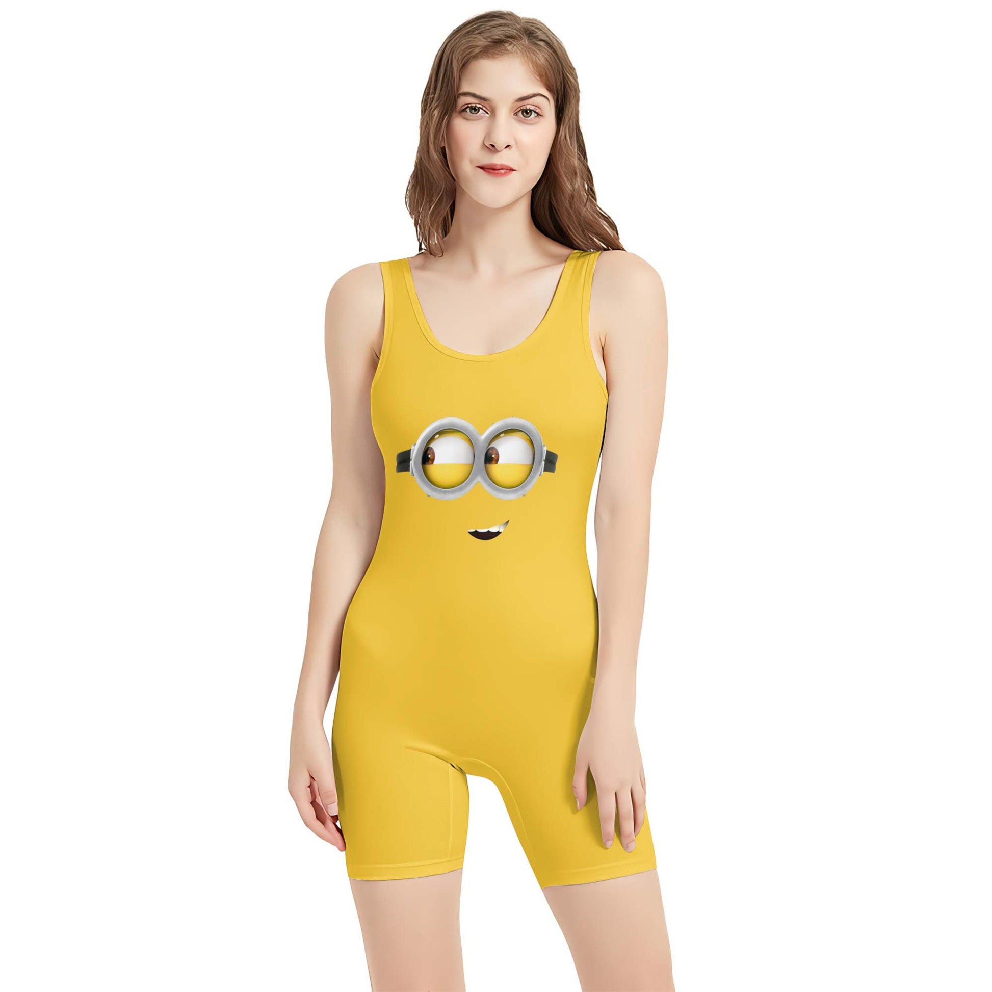Despicable Me Minion Face Wrestling Singlet