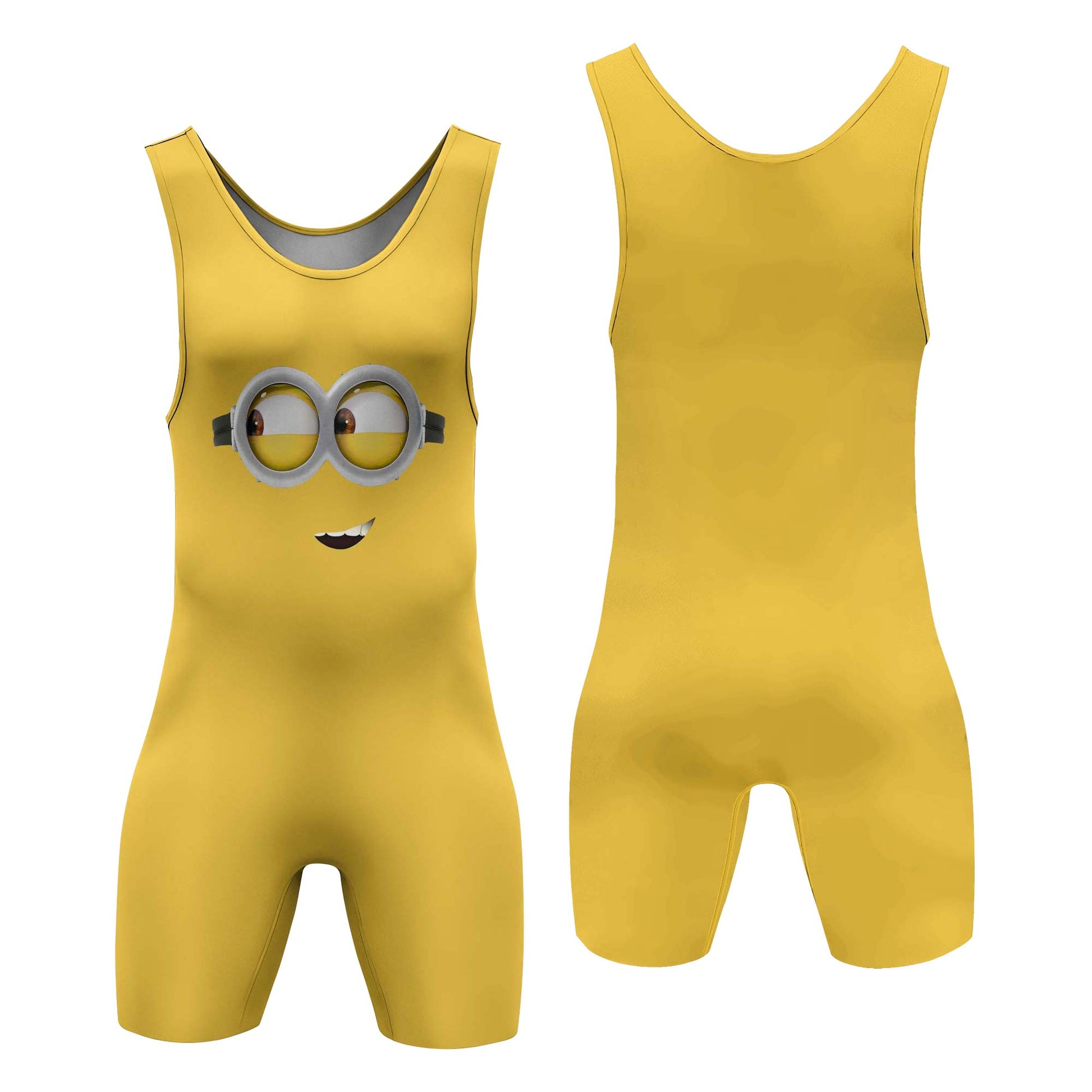 Despicable Me Minion Face Wrestling Singlet