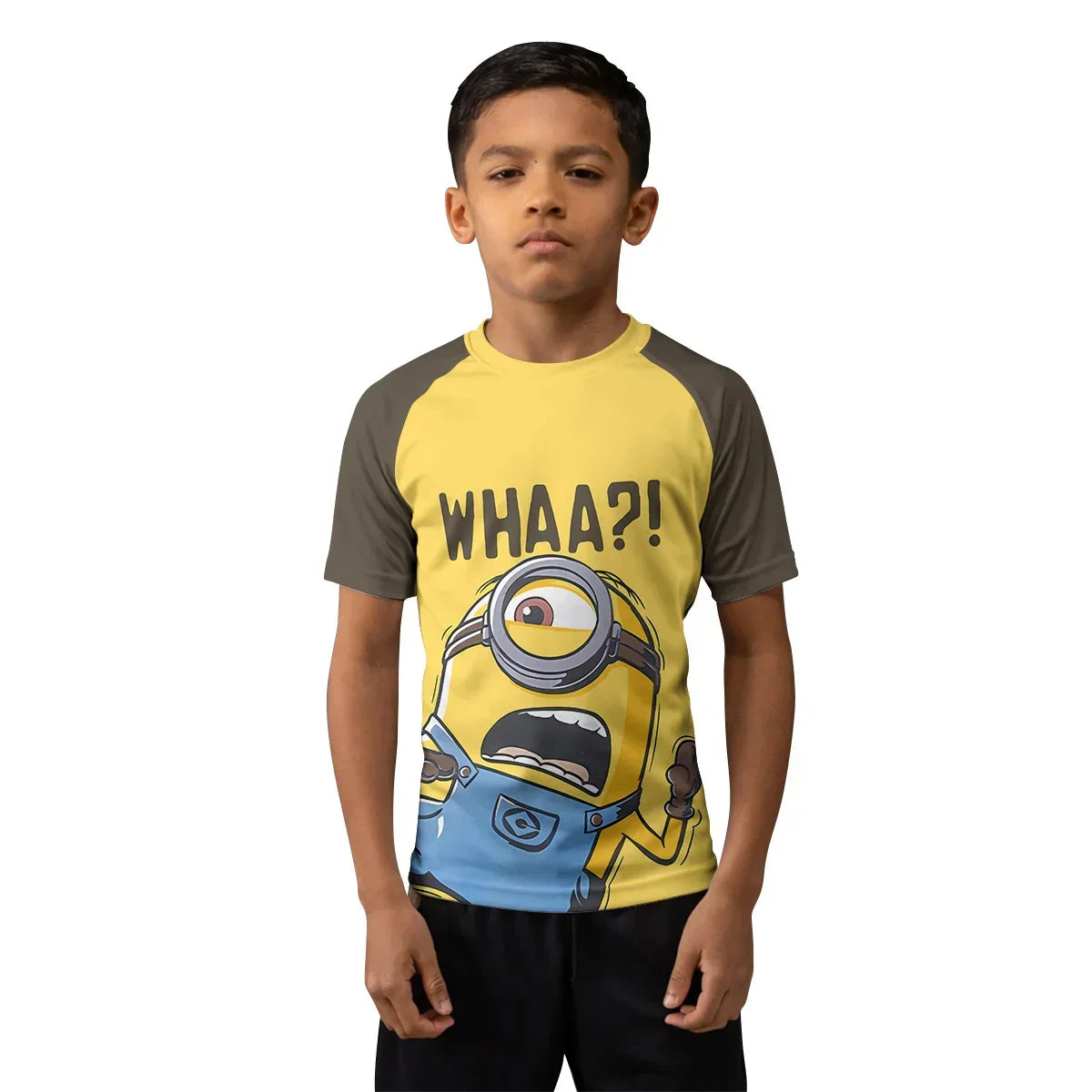 Despicable Me Minion Whaaa Kids Rash Guard
