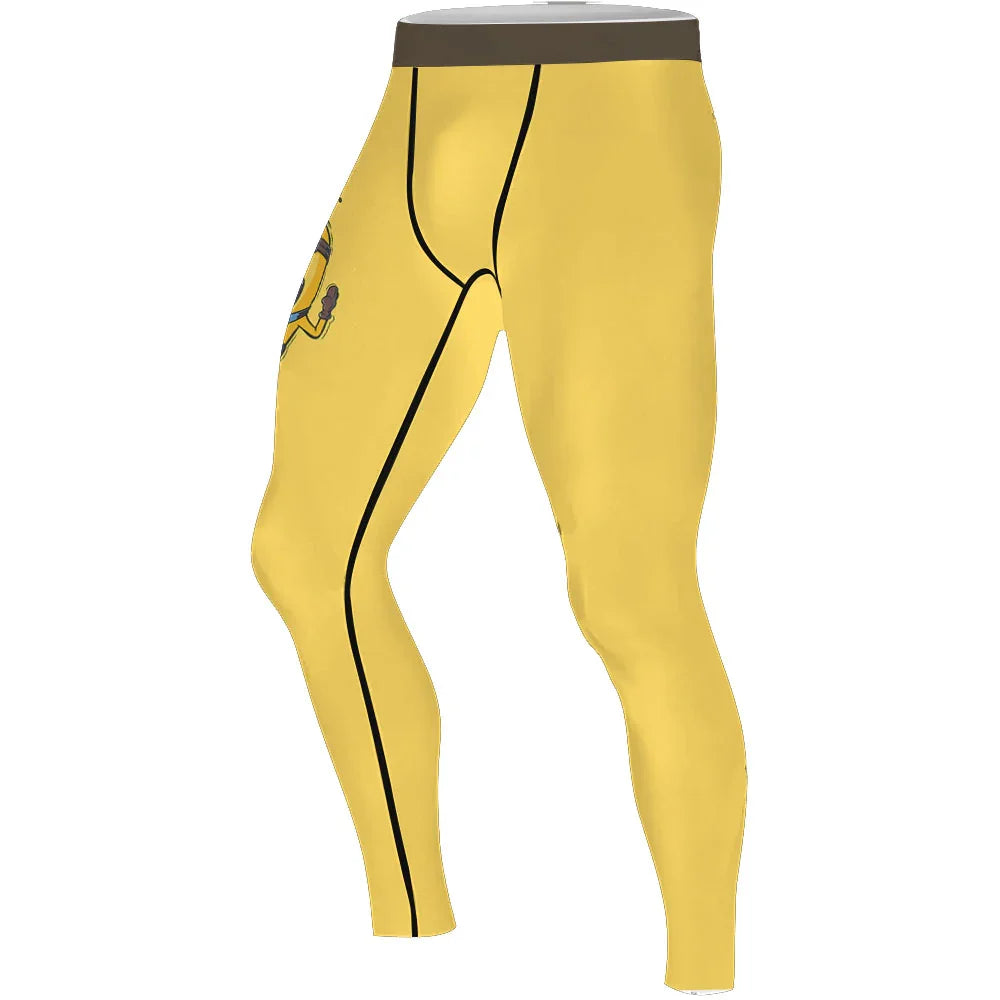 Despicable Me Minion Whaaa Men's Compression Leggings