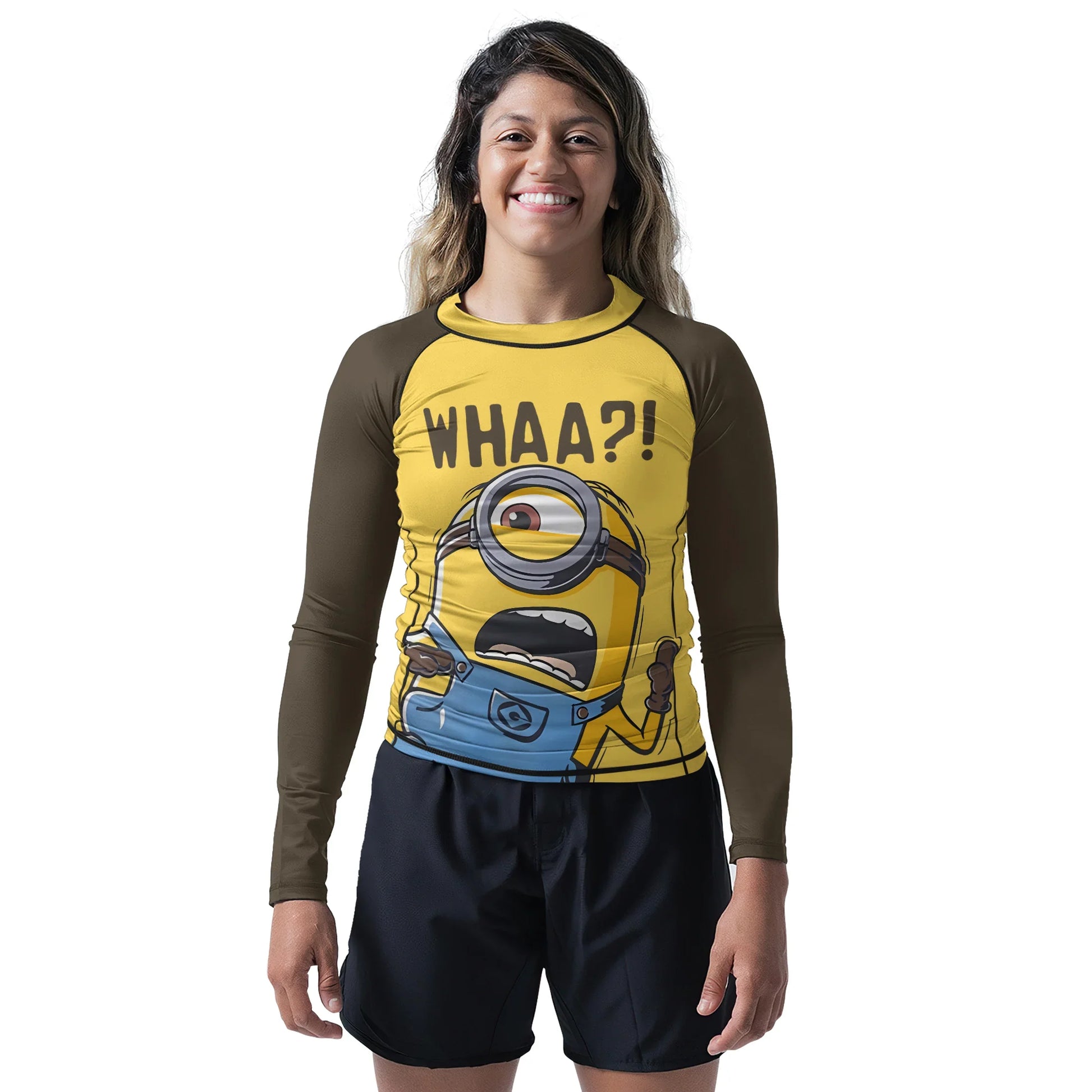 Despicable Me Minion Whaaa Rash Guard