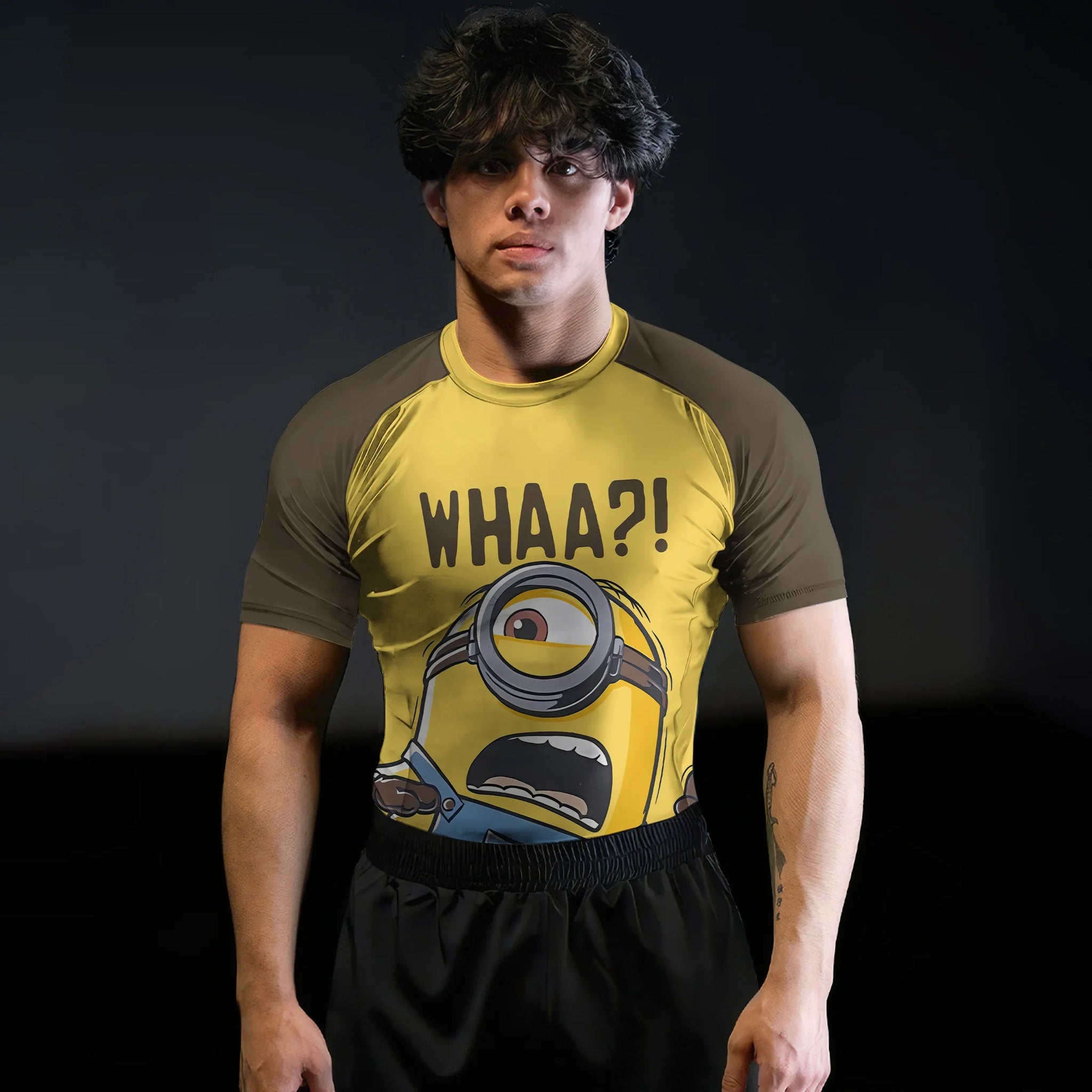 Despicable Me Minion Whaaa Rash Guard