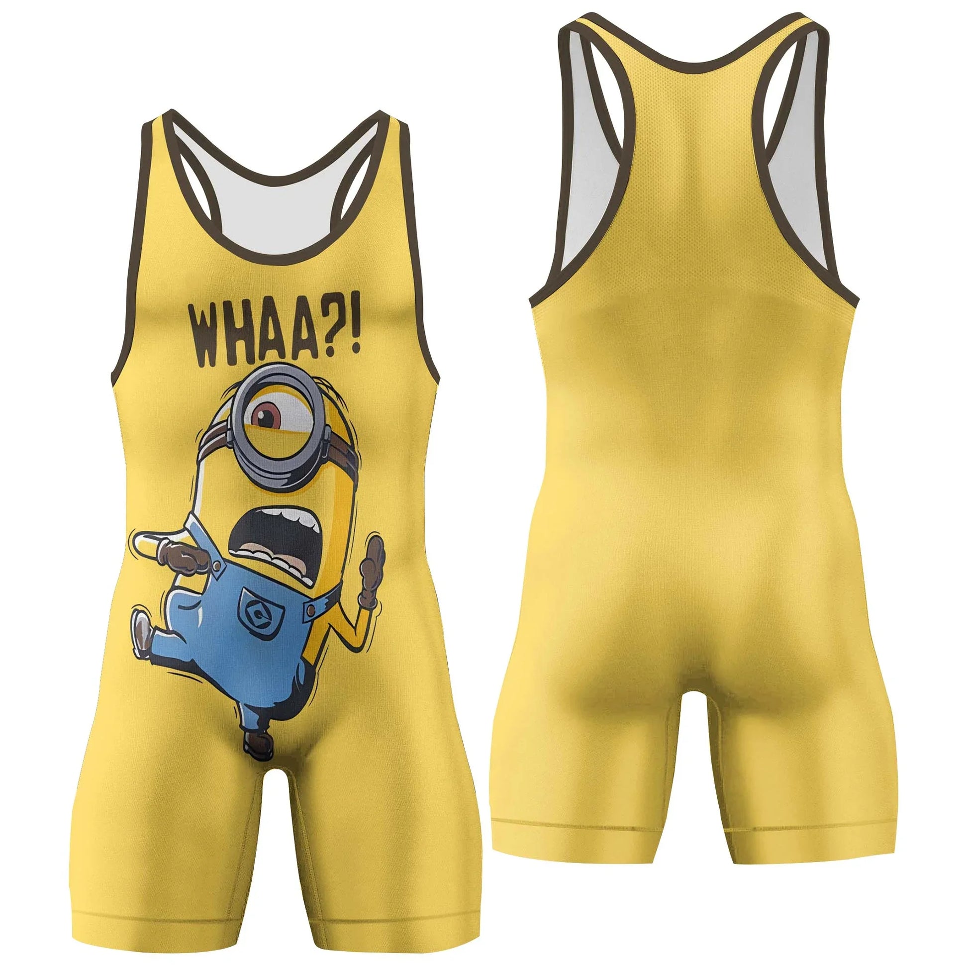 Despicable Me Minion Whaaa Wrestling Singlet