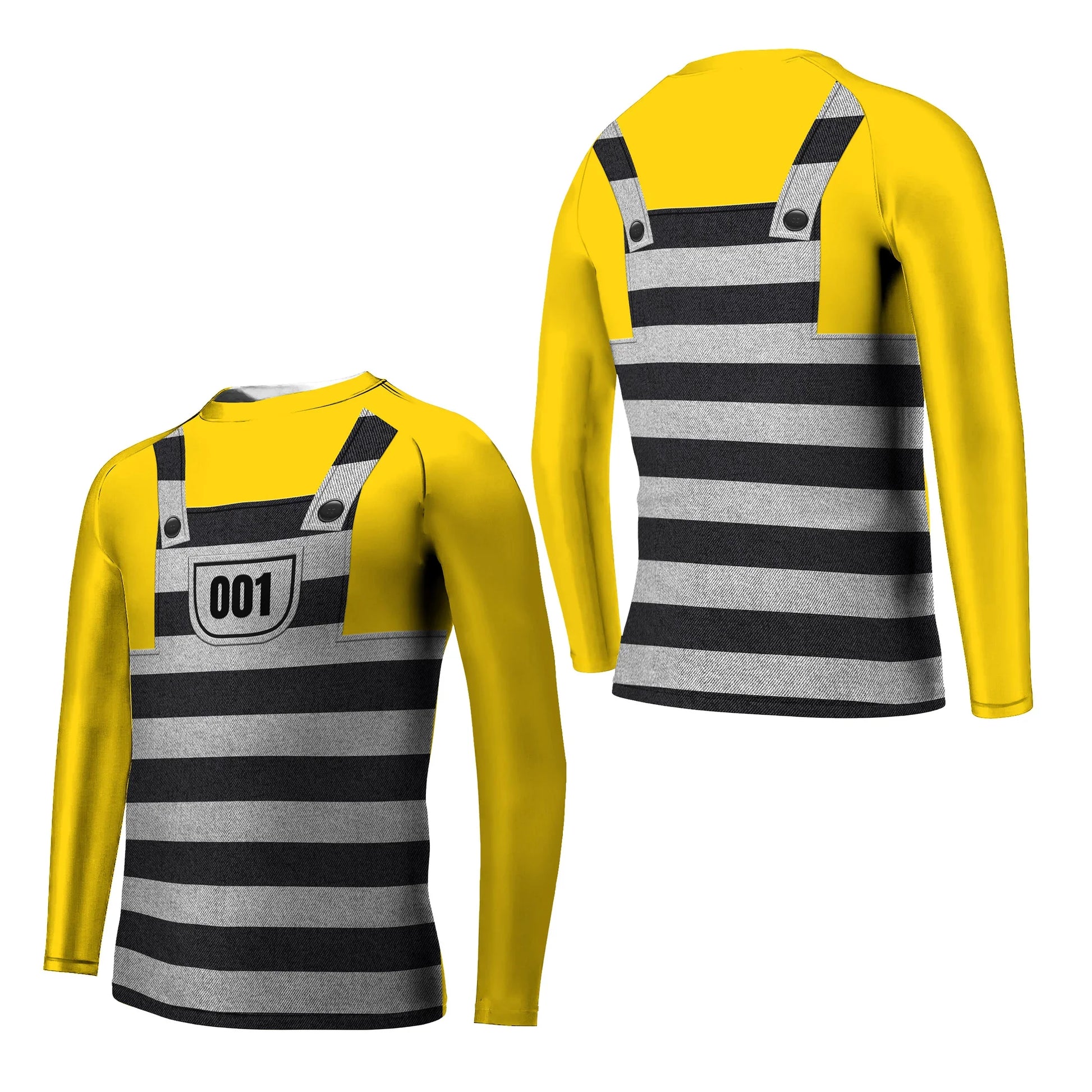 Despicable Me Prison Minion Kids Rash Guard