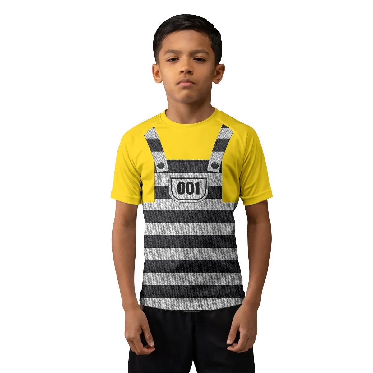 Despicable Me Prison Minion Kids Rash Guard