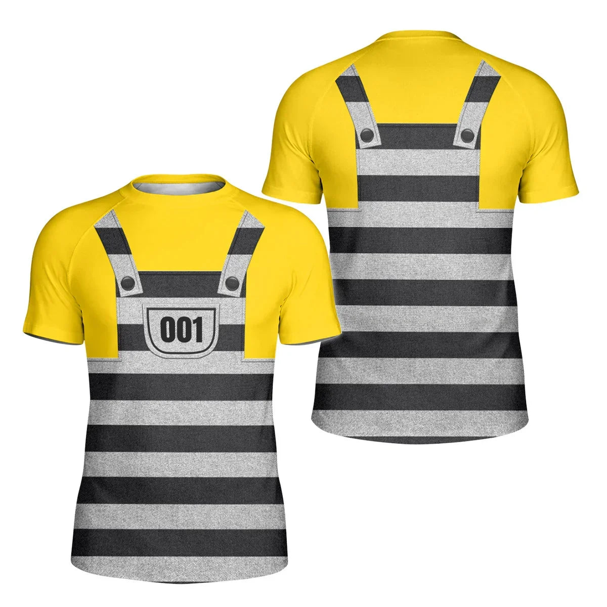Despicable Me Prison Minion Kids Rash Guard