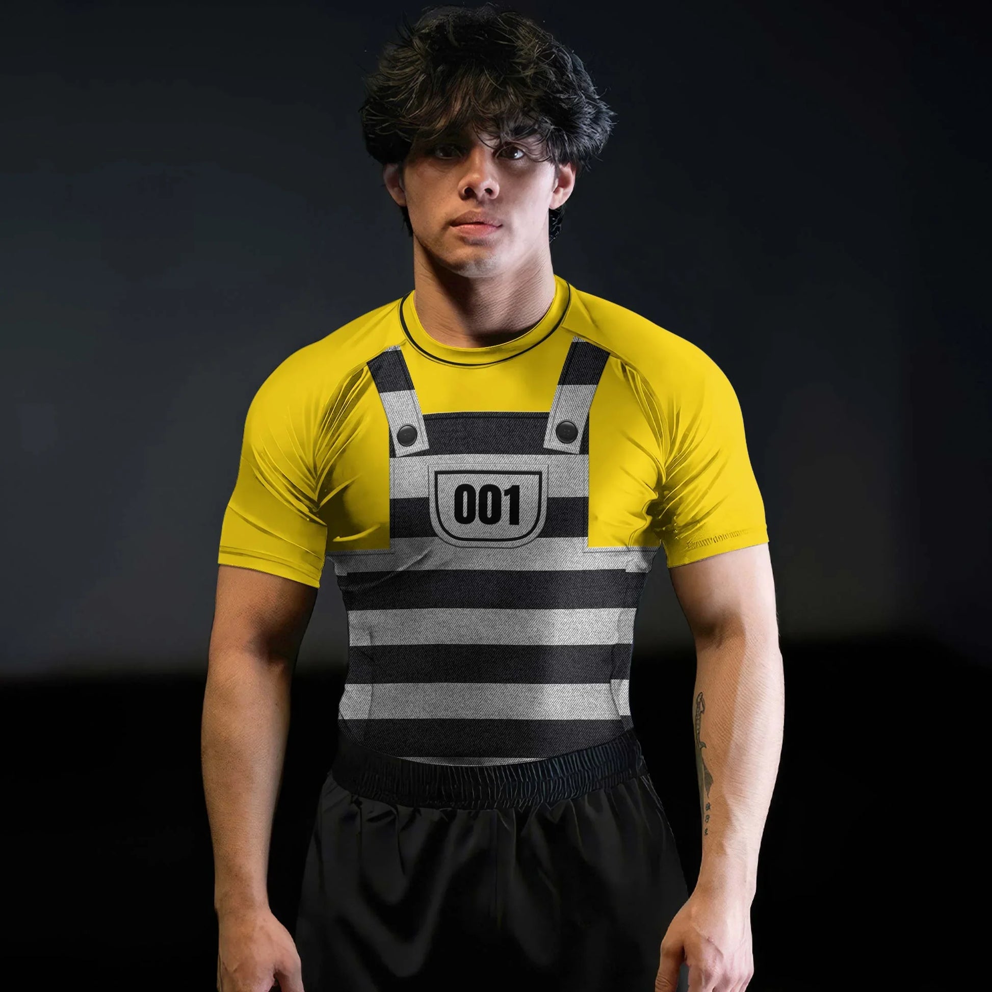 Despicable Me Prison Minion Rash Guard