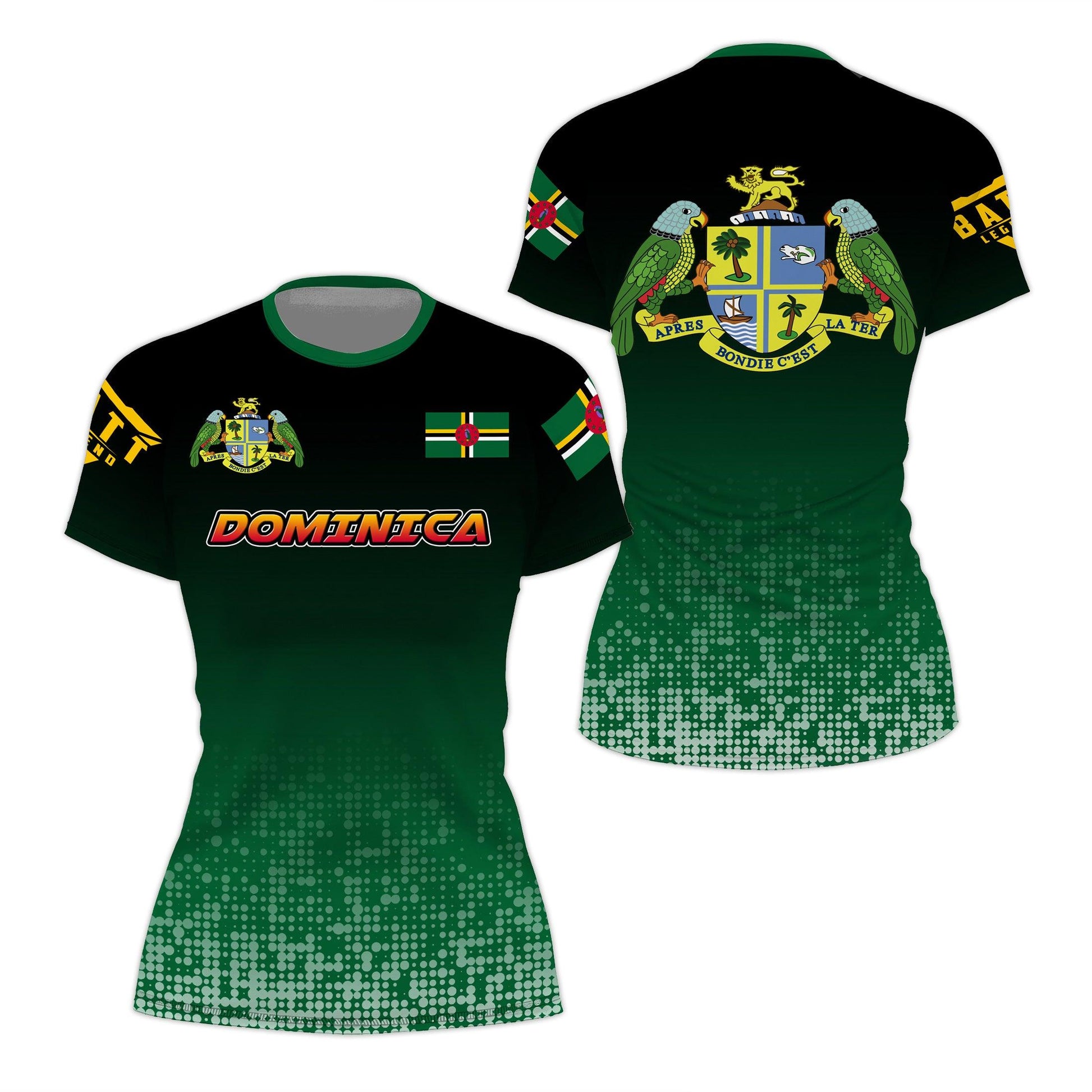 Dominica Halftone Rash Guard