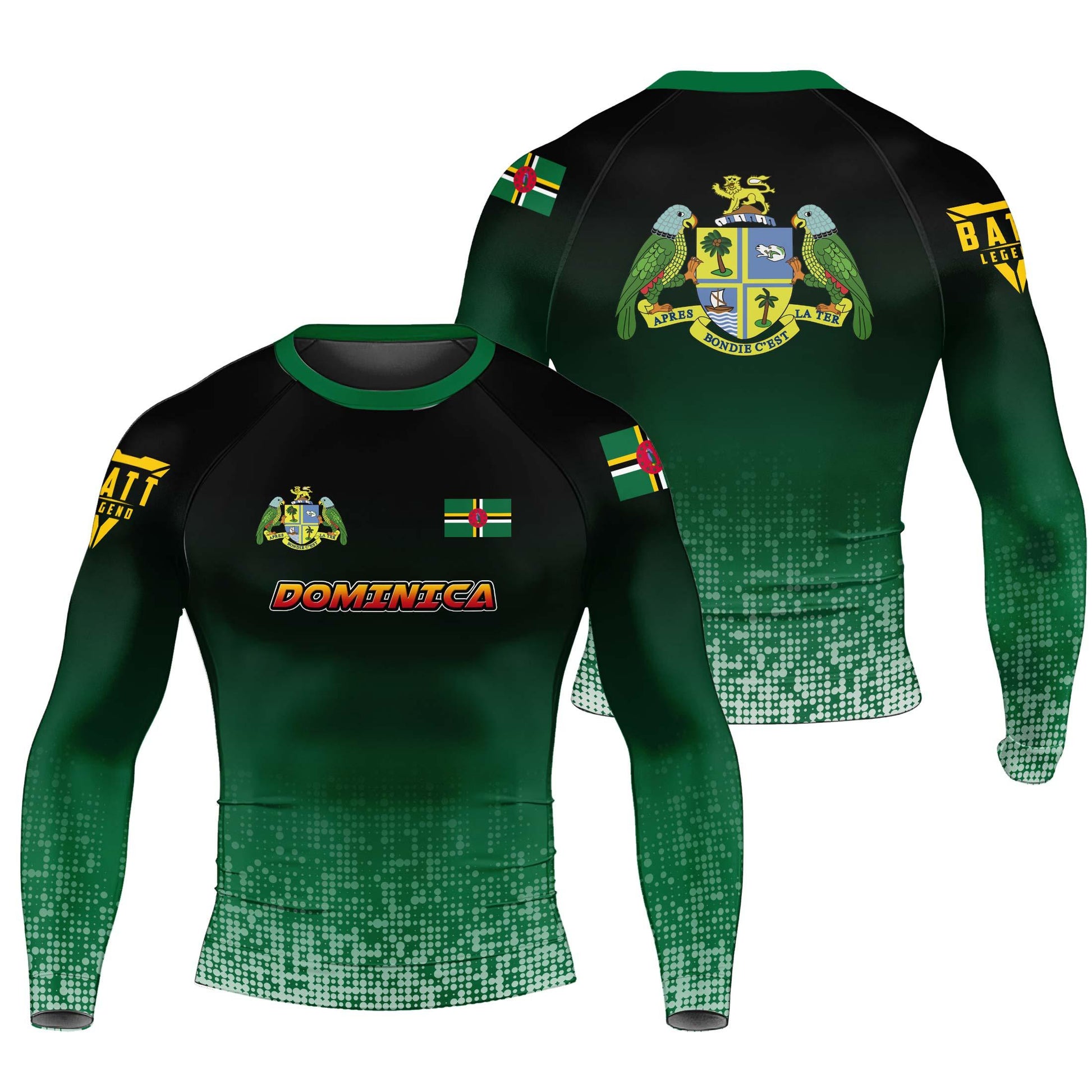 Dominica Halftone Rash Guard
