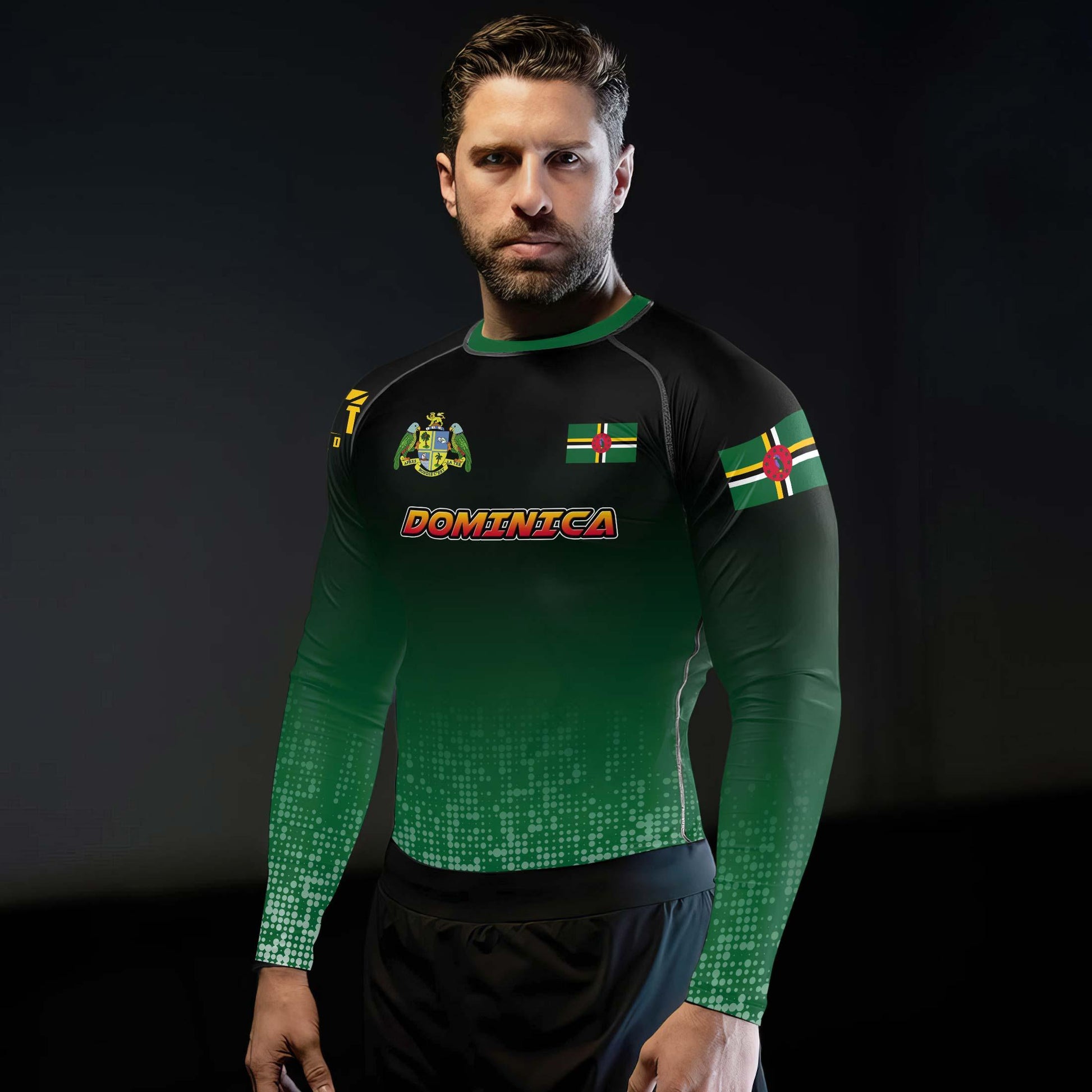 Dominica Halftone Rash Guard