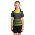 Dominica Skull Fighter Kids Rash Guard