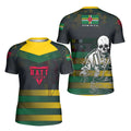 Dominica Skull Fighter Kids Rash Guard