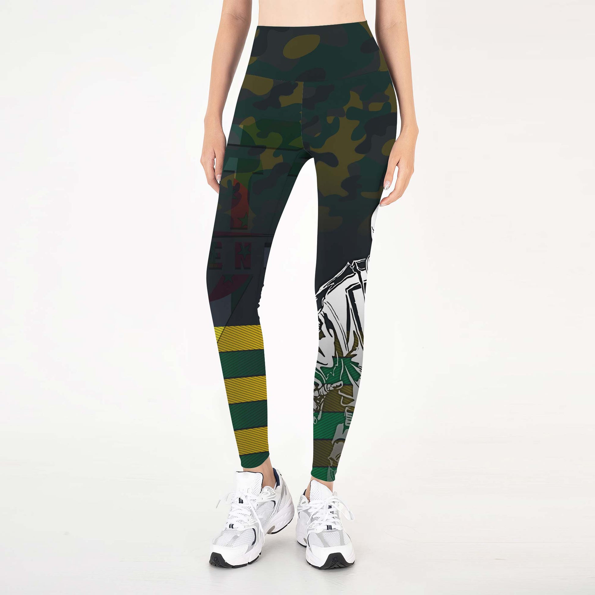 Dominica Skull Fighter Leggings