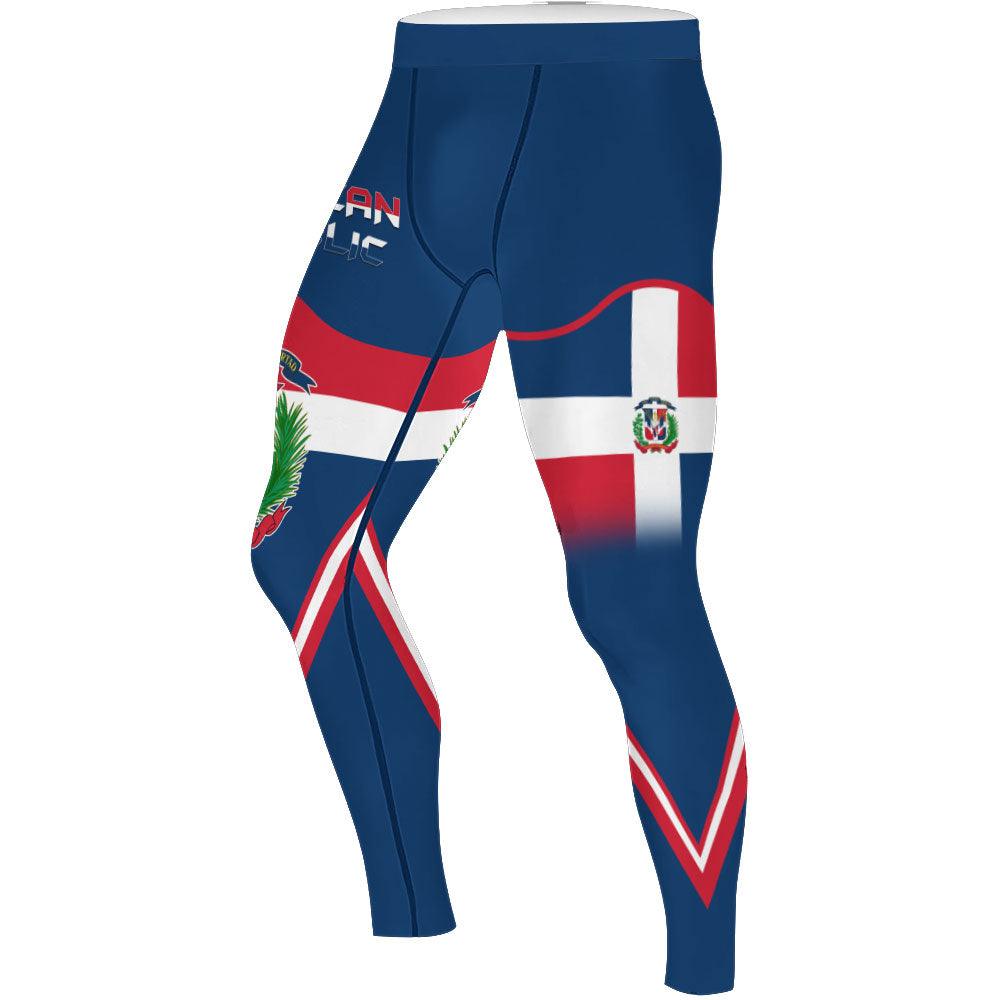 Dominican Blaze Men's Compression Leggings