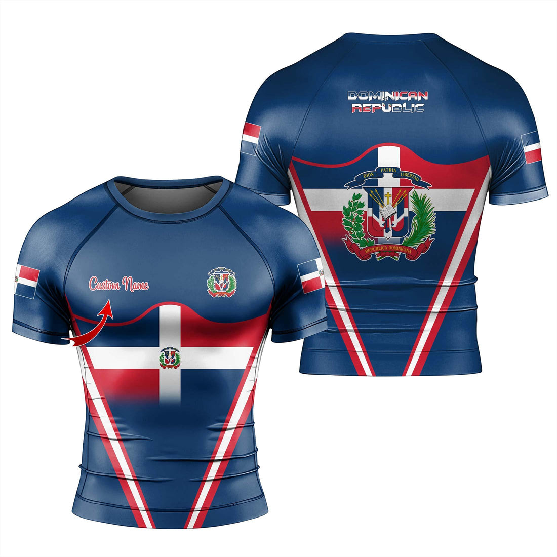 Dominican Blaze Rash Guard