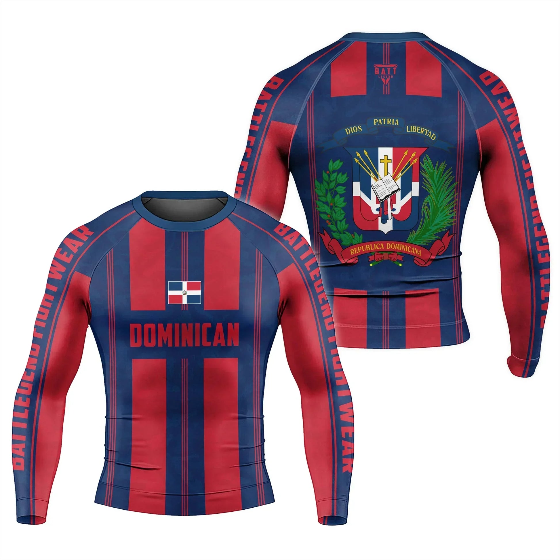 Dominican Heritage Force Rash Guard