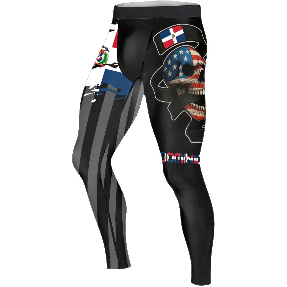 Dominican Phantom Division Men's Compression Leggings