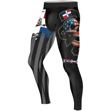 Dominican Phantom Division Men's Compression Leggings