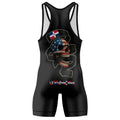 Dominican Phantom Division Wrestling Singlet