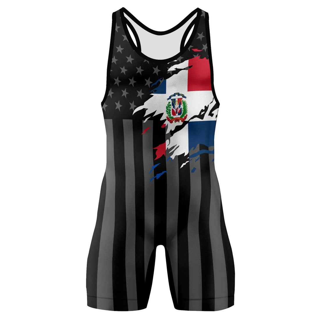Dominican Phantom Division Wrestling Singlet