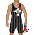 Dominican Phantom Division Wrestling Singlet