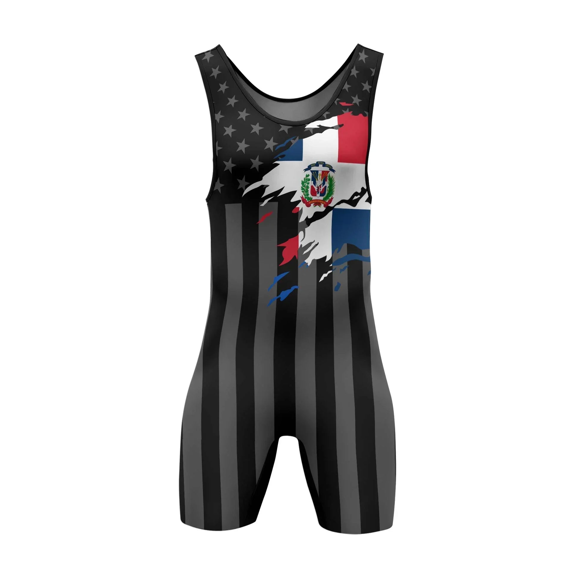 Dominican Phantom Division Wrestling Singlet