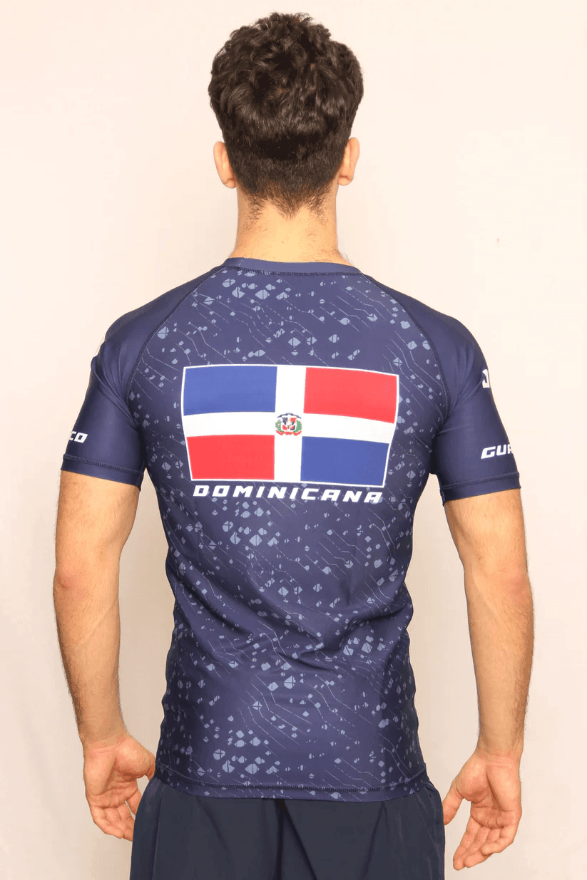 Dominican Short Sleeve Rash Guard