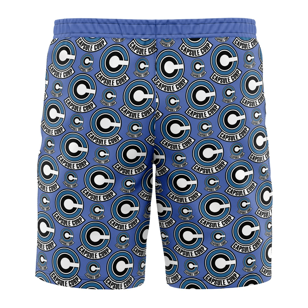 Dragon Ball Capsule Corp Swim Trunks
