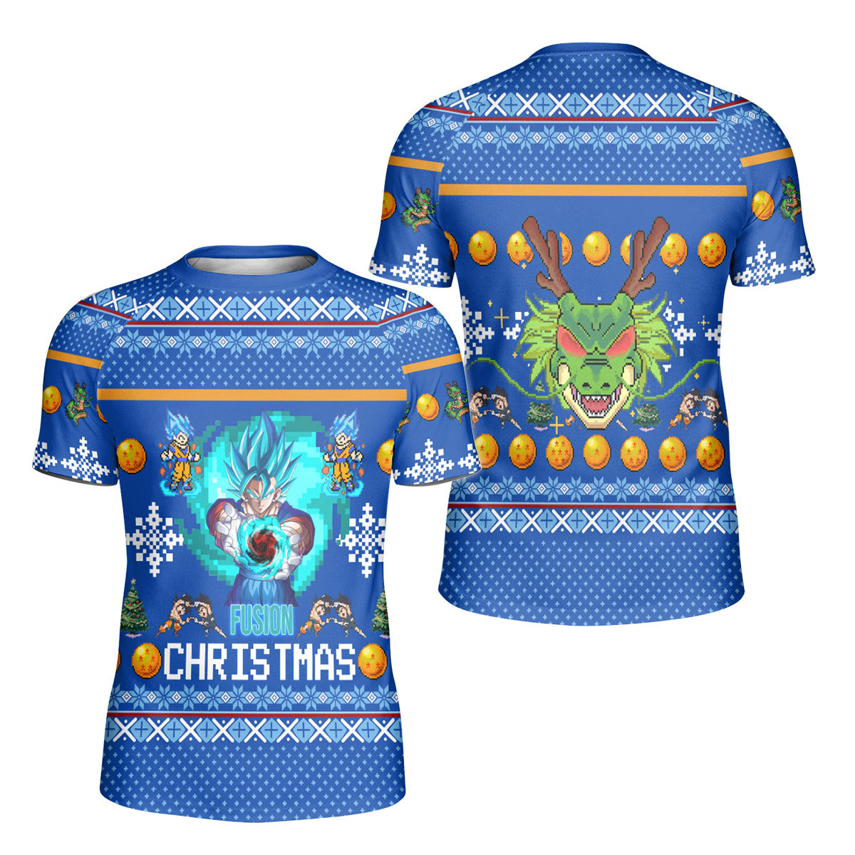 Dragon Ball Fusion Christmas Kids Rash Guard